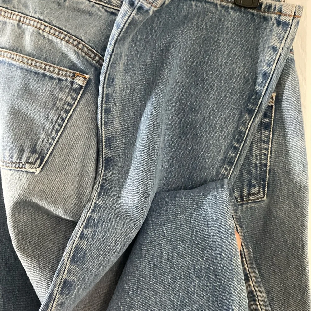 Vintage Abercrombie & Fitch high-rise jeans size 4 button fly light wash bootcut - Picture 7 of 8